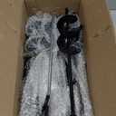 MIXC 18 Inch Heavy Duty Ground Anchors Screw in, 8 Pack Spiral Trampoline Stakes with Straps, Drill Adapter and Upgraded T-Wrench, 2.76'' Wider Blades for Swing Set, Shed, Carport, Mobile Home