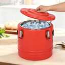 5.3 Gallon Insulated Soup Container, Thermal Hot & Cold Drink Container