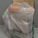 KAKAMAY Woven Baskets for Storage(17"x17"),Large Cotton Rope Woven Baby Laundry Hamper,Collapsible Laundry Basket, Blanket Basket for Organizing Living Room,Nursery,Clothes,Toy Chest (Black) 