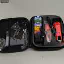 Mensure Professional Hair Clippers for Men, 7500RPM Metal Barber Clippers with Graffiti Design, Zero-Gapped Adjustable Blade, Cordless Clippers Kit with Color Guide Combs & Storage Bag