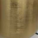 Olly & Rose 8.5 Inch Gold Metal Plant Stand with Pot - Indoor Planter, Large Flower Pot