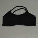 Aoxjox Women's Workout Sports Bras Fitness Ivy Low Impact Bra Yoga Crop Tank (Medium, Black)