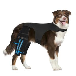 Marnonsis Dog Leg Braces for Back Leg, Adjustable Dog Knee Brace for Torn Acl Hind Leg with 4 Stabilizers, Hip Support to Reduces Pain, Ligament Injuries, Luxating Patella, 2XL