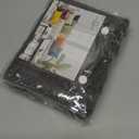 GAWAMAY Lumbar Support Pillow Decorative Rectangle Throw Pillow Covers 12"x20" Inch Set of 2, Soft Chenille Fall Pillowcase for Living Room Bedroom Sofa Couch Cushion Cover Grey 30x50cm (No Insert)