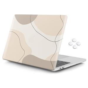 iCasso for MacBook Pro 13 Inch Case 2023, 2022, 2021-2016, M2/ A2338/ M1/ A2251/ A2289/ A2159/ A1989/ A1708/ A1706, Matte Hard Shell Case & Keyboard Cover & Screen Protector for Mac Pro 13, Art Modern Brown iCasso for MacBook Pro 13 Inch Case 2023, 2022, 2021-2016, M2/ A2338/ M1/ A2251/ A2289/ A2159/ A1989/ A1708/ A1706, Matte Hard Shell Case & Keyboard Cover & Screen Protector for Mac Pro 13, Art Modern Brown