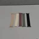 5 Pack Braided Solo Loop Compatible with Apple Watch Bands 40mm 41mm 38mm 42mm 44mm 45mm 46mm 49mm Women Men, Elastic Stretchy Nylon Solace Straps for iWatch Series 11 10 9 8 7 6 5 4 3 Ultra/SE 2