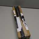 SERENITA Industrial Pipe Clothing Rack 37" Heavy Duty Black Iron Pipe Clothing Garment Hanging Rod Bars. Wall Mounted. Closet Laundy 1 Piece