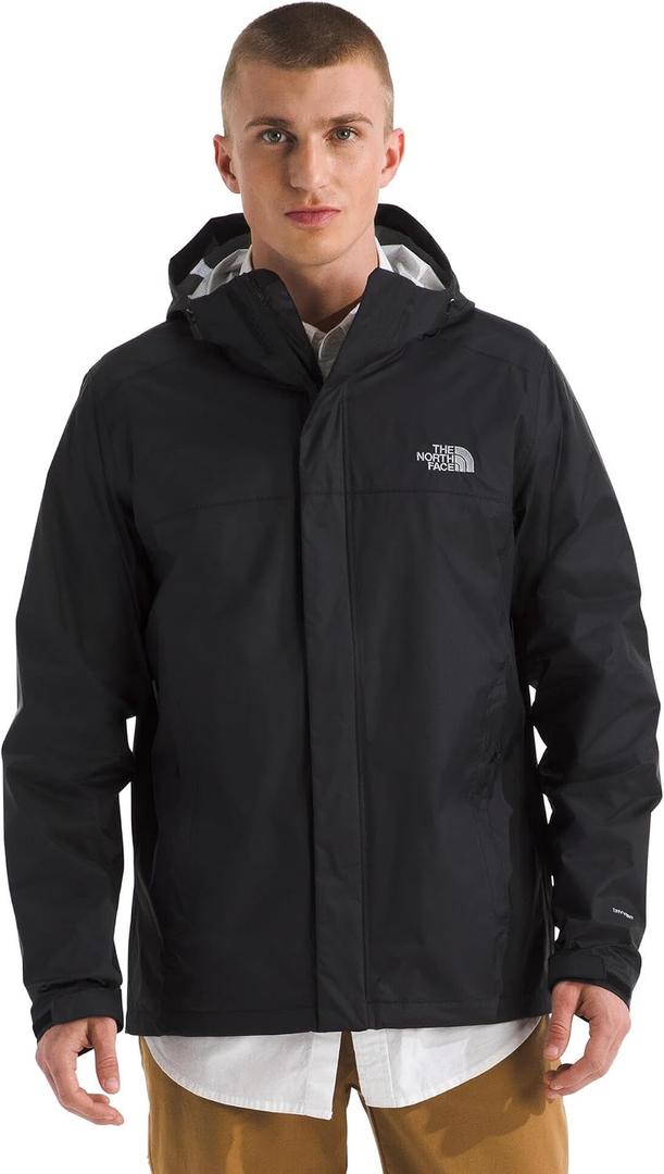 The North Face mens Venture 2 Jacket - Waterproof & Windproof Hooded Raincoat, Adjustable Hood, Breathable Pit-zips, XL