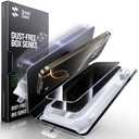 SMARTDEVIL Privacy Screen Protector for iPhone 16 Pro (2-Pack), Anti-Spy 9H Aluminosilicate Tempered Glass, SmartPull Box Dust & Bubble-Free Installation, Case-Ready Fit
