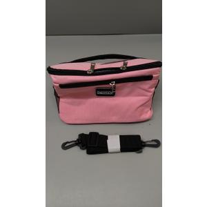 BEIMILY Lunch Box for Men/Women, Small Insulated Lunch Bag, Reusable LunchBox for work Picnic Hiking Beach, Leakproof Soft Cooler Tote Bag Organizer with Adjustable Shoulder Strap for Adults(Pink)