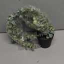 Der Rose 1Pcs Fake Plants Hanging Artificial Potted Faux Eucalyptus Plants for Modern Boho Farmhouse Bathroom Office Desk Wall Book Shelf Living Room Aesthetic Decor Indoor (Grey)