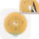 CARBOU Adhesive Skin Barrier with Non-Woven Border for Two-Piece Colostomy Bags (10 Count (Pack of 1))