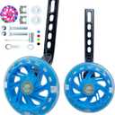Training Wheels for Bicycle,Flash Mute Wheel Compatible for Bikes of 12-20 Inch 1 Pair