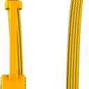 inCharge Rolling Square XL 30 cm - USB-C Cable, Universal Smartphone Cable, Gift for Men, 6-in-1 Universal Charger for Smartphones, Technical Gadget, Yellow, Lightning Cable 100W