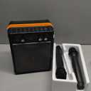 Karaoke Machine, Portable Bluetooth Speaker with 2 Wireless Microphones for Adults & Kids,Karaoke Speaker for Parties and Gatherings, PA System Supports TWS/USB/TF/REC/AUX and TV Connected