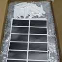 24 Pack 2 oz Glass Jars with Lids Small Glass Cosmetic Containers with Black Lids Empty Jars for Lip Balm, Skincare, Salve, Cream, Travel Size (2 Ounce)