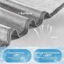 VFROO Cooling Blanket for Hot Sleepers Queen Size 90''90'', Summer Blanket Thin Lightweight Breathable, Absorbs Sweat Heat to Keep Adults Cool, Cold Blanket for Sleeping on Bed Couch, Grey