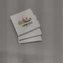 3 x Mountain Range Ornament  Christmas Decoration & Christmas Ornament; Round Ceramic (Holiday Present, Bauble Present, Gift Idea, and Gift Exchange) | Heirloom Keepsake