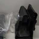 Lifelongpal 2-Tier Slim Narrow Storage Cabinet with Adjustable Shelves and Movable Wheels, Anti-Tip, Bathroom Storage and Organizers for Small Space, Bathroom, Kitchen, Laundry, Black