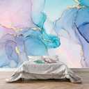 WFBHUA-Marble Wallpaper Mural Abstract Gold Art Background Wall Large Mural for Living Room Bedroom(Not Peel and Stick)