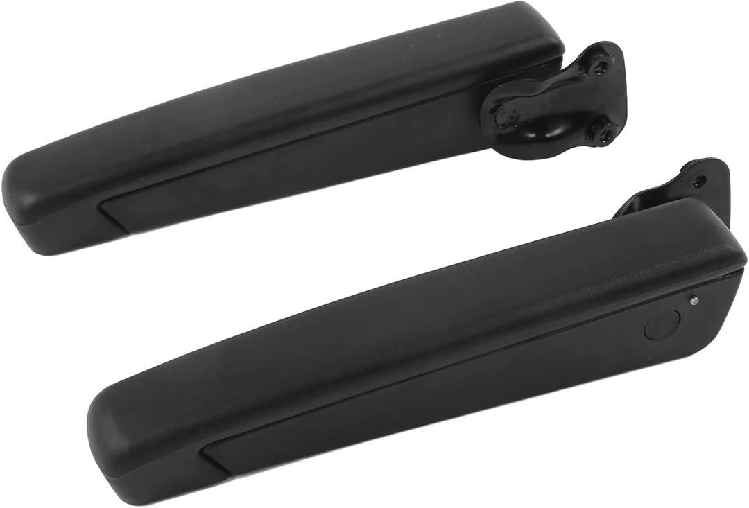 Car Seat Armrest, 1 Pair Universal Truck Adjustable Seat Armrest PU Sponge Seat Arm Rest Black for Automobiles Trucks Car