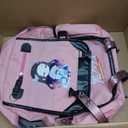Anime Backpack for Girls, Kawaii Bookbag, Teen School Bag, Pink, Large