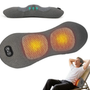 Rechargeable 3 in 1 Lumbar Support Pillow, Electric Lower Back Massager Waist Decompression Devices Heat Vibration