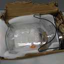 2 Gallon Glass Beverage Dispenser with Stand and Lid, 18/8 Stainless Steel Spigot - Glass Drink Dispensers for Parties - Mason Jar Drink Dispensers with Lids