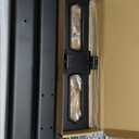 Perlegear TV Stand Mount, Universal Swivel TV Stand for 3265 Inch LCD/LED/OLED TVs up to 88 lbs, TV Legs with Tempered Glass Base, Height Adjustable TV Base Stand with Tilt, Max VESA 400x400mm (Deep Black)