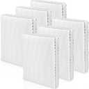 TOMOON 6 Pack Water Panel 35 for April.aire Humidifier, Compatible with Replace 300 350 360 560 560A 568 600 600A 600M 700 700A 700M 760 760A 768 April Humidifiers|10" x 13"