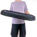 Wooden Dough Bowls DecorativeRustic Bread Long Bowls Decor Wood Tray, Hand Carved for Table Centerpiece Decor, Home Decor (30 * 6 * 2 inch Black)