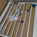 BABELIO Safety Gate Door Fits for Stairs, Narrow and Wide Doorways with Auto Close, Easy Install, No Drilling, Pressure Mounted for Baby, Child, Pets, Dog/Puppy, 26''-40'', White