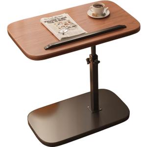 360 Rotatable Foldable Table - Height-Adjustable, Thickened Carbon Steel Frame & Wood Top, Multi-Purpose for Kitchen/Living Room/Bedroom/DormComputer Desk