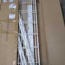 ULIFHOME P5 Plus Rolling Clothes Rack Heavy Duty, Clothing Racks for Hanging Clothes, Metal Garment Rack with Wheels, 3-Tier Portable Closet Rack 45'' W × 20.5'' D × 80.5'' H, Max Load 660 Lbs, White
