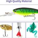 Christmas Fishing Advent Calendar 2025, 24 Day Xmas Christmas Countdown Surprise Gift, Fishing Lures Set for Adult Men Teen Boys Dad Father Boyfriend