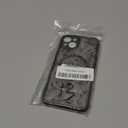 XIZYO Magnetic Case for iPhone 13, Floral Flower Cute Aesthetic Case [Compatible with Magsafe] for Women Girls Rose Pattern Slim TPU Bumper Shockproof Protective Cover, Branch Rose/Black