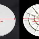 Swimming Pool Skimmer Cover Debris Canister Deck Lid 9 1/8" Inch Skimmer Valve Replacement Lid (White)