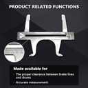 RAMATA Adjusting Brake Shoes and Installing Drum/Brake Resetting Gauge/Brake Reset Meter/Brake Measuring Tool Replaces # 3377