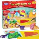 Imagimake My First Craft Kit | 25 Craft Activities in Scissor Skills Activity Book | Toddler Arts and Crafts for Kids Ages 3,4,5,6 | Toddler Girls Toys | Perfect Gifts for 3 Year Old Girl and Boy, Small to Medium