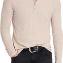 John Varvatos Men's Carver Henley, L