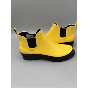 GOGO Women's Ankle Rain Boots Waterproof Chelsea Boots Size 7