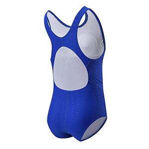 J.E Sterguard Athletic Girls' One Piece Swimsuit Have Lining Prevent Transparency Girls Bathing Suits Pro for Practice and Competition Girl Blue Swimsuits Size 8