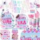 Its Me Hi Im The Birthday Girl Its Me Birthday Decorations Party Supplies Girls Party Favors Banner Cake Topper Cupcake Toppers Balloons Plates Cups Forks Straws Napkins Tablecloth Hanging Swirls