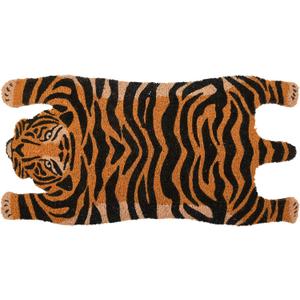 Tiger Coir Doormat 14.8 in W x 29.3 in L x 0.7 in H