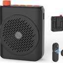 Dual Wireless Microphone Voice Amplifier for Teachers with Magnetic Charging