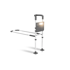 Agrish Bed Rails for Elderly Adults Safety - with Motion Light & Storage Pouch, Bedside Assist Bar with Support Legs for Seniors & Surgery Patients - Medical Bed Rail Agrish Bed Rails for Elderly Adults Safety - with Motion Light & Storage Pouch, Bedside Assist Bar with Support Legs for Seniors & Surgery Patients - Medical Bed Rail