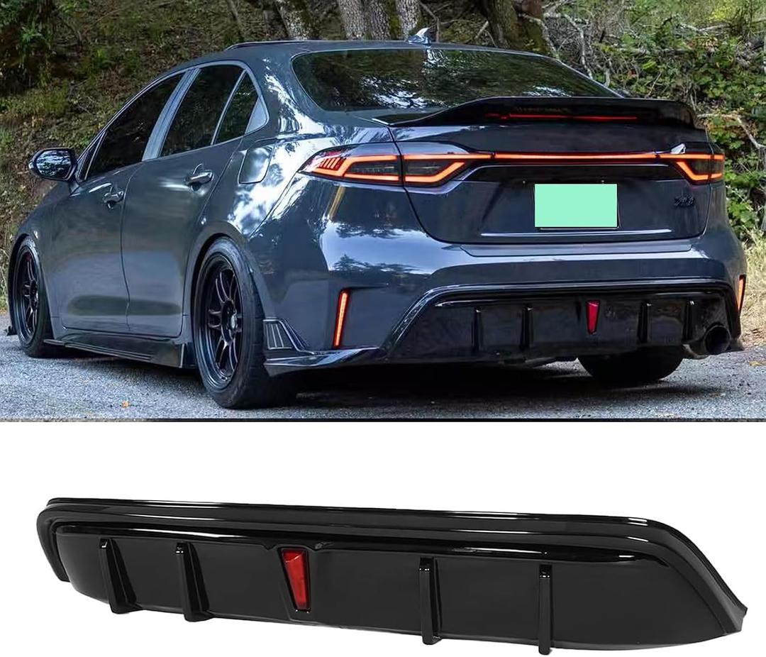 Add-on Rear Bumper Diffuser for Corolla Sedan 2020-2026 Tail Splitter
