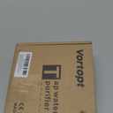 Vortopt Faucet Filter,NSF Certified,400 Gallon High Efficiency Water Purification System, Fast 99% Chlorine & Odor Removal,Modern Simple Silver with 1 Water Filter T1-Silver