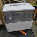 funest 4- Tier Medicine Storage Box Organizer Portable First Aid kit Box Empty with Handle, Multipurpose Medical Supply Organizer with Removable Tray, White