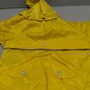 Dog Zip Up Raincoat with Reflective Buttons, Rain/Water Resistant, Adjustable Drawstring, Removable Hood, Raincoats with Legs 8lbs to 80lbs - Yellow - Medium